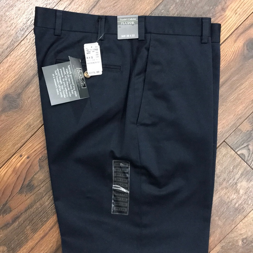 Jos A Bank Navy Pants